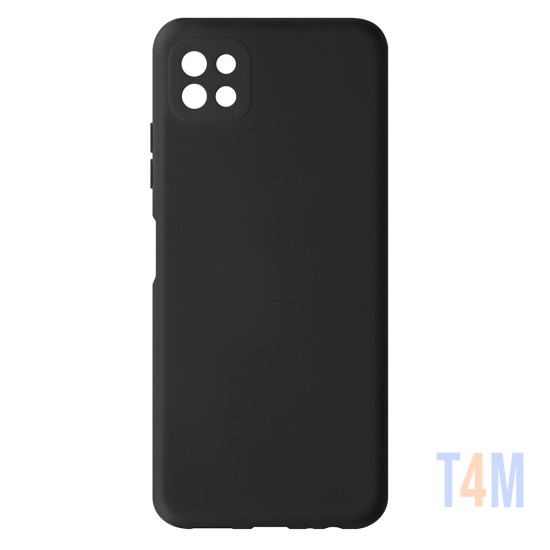 Funda de Silicona Suave para Samsung Galaxy A22 5G Negro